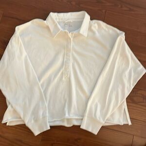 Aerie like new cropped rugby, size L